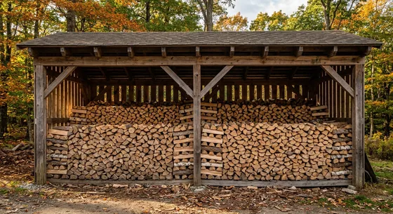 Укладка дров в Сыктывкаре, улица Сосновая, 39
