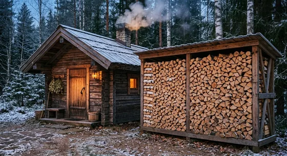 Укладка дров в Сыктывкаре, проезд Луговая, 5Б
